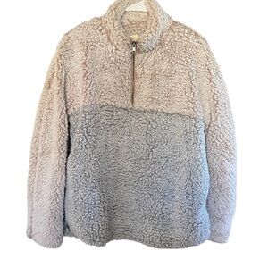 Thread & Supply Cream Sherpa Pullover